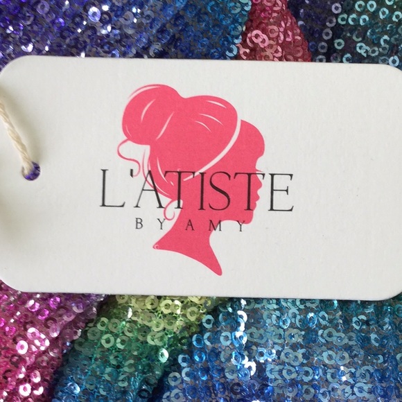 Mini sequin dress - Picture 5 of 5